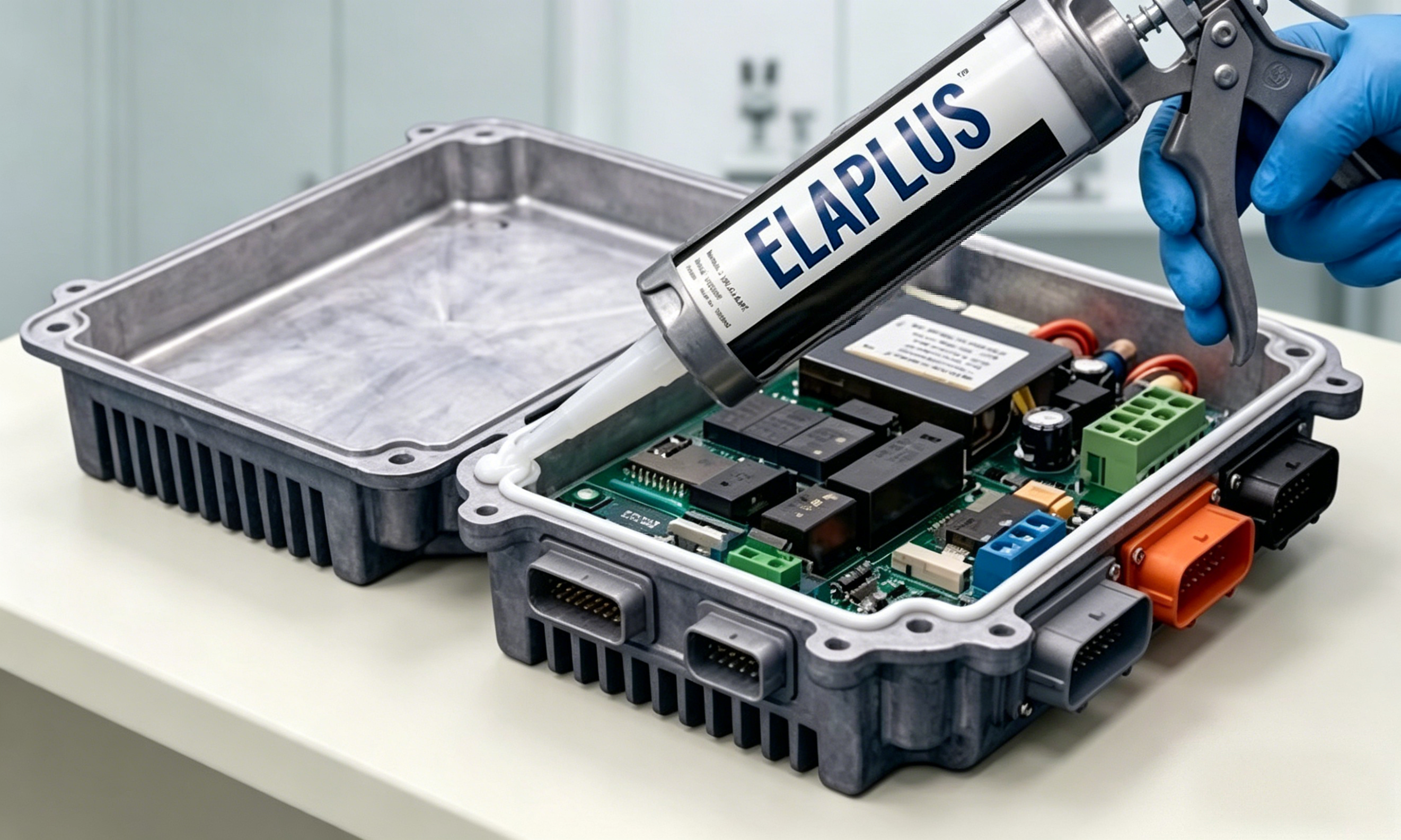 新能源三电壳体密封新方案：ELAPLUS SIPA 1820 有机硅 CIPG 原位密封解决方案